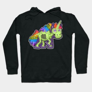 Unicorn Skeleton Halloween Hoodie